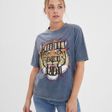 Eleanor - T-shirt tigre rock femme