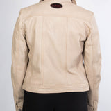 Asya - Veste cuir vintage femme