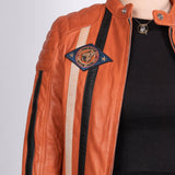 Kenya - Blouson motard vintage femme