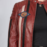 Kenya - Blouson motard vintage femme