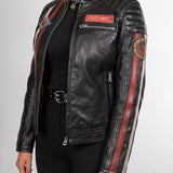 Kenya - Blouson motard vintage femme