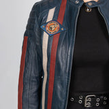 Kenya - Blouson motard vintage femme