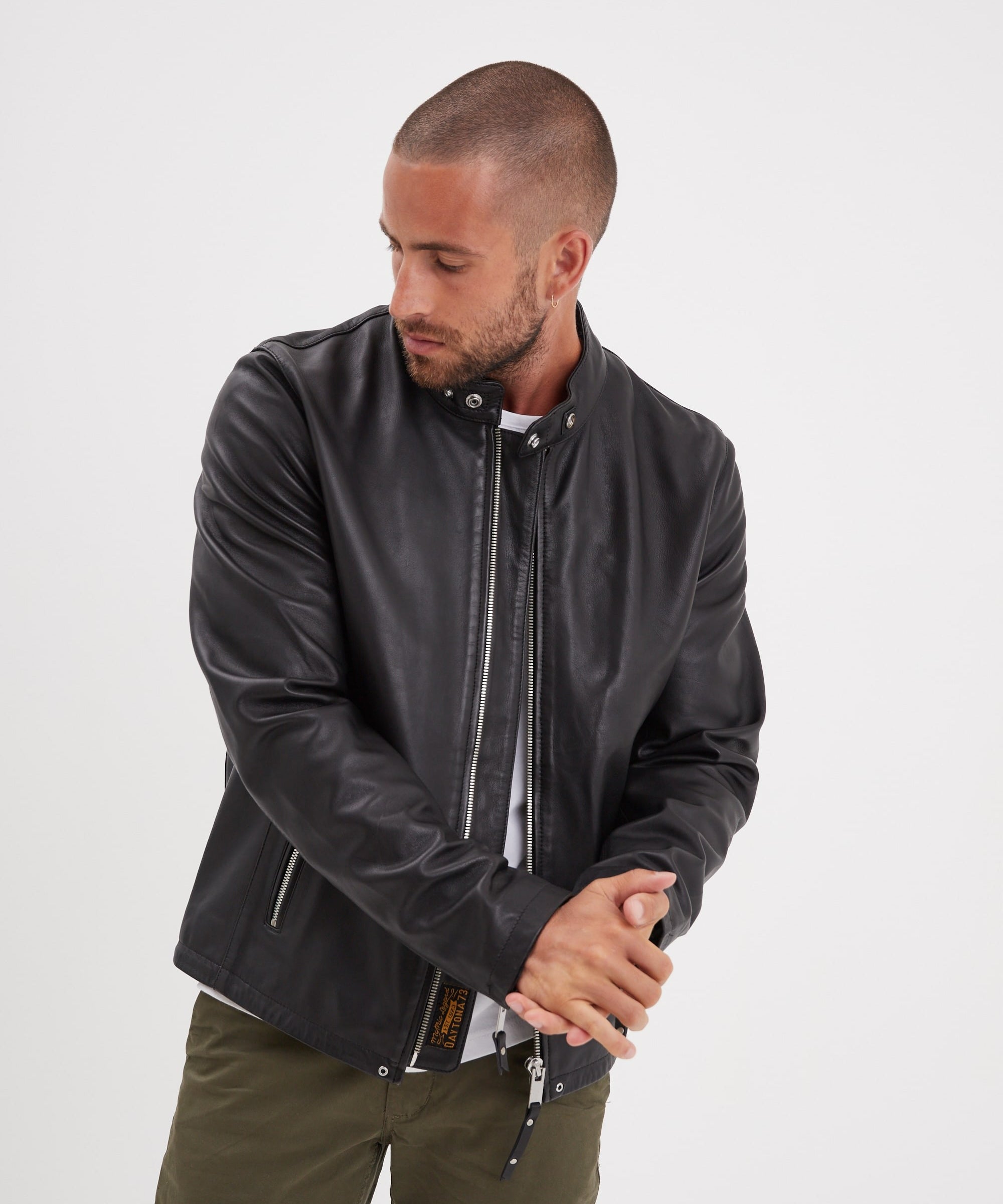 Ruidoso - Blouson cuir motard