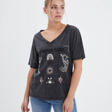 Lily - T-shirt bohème femme