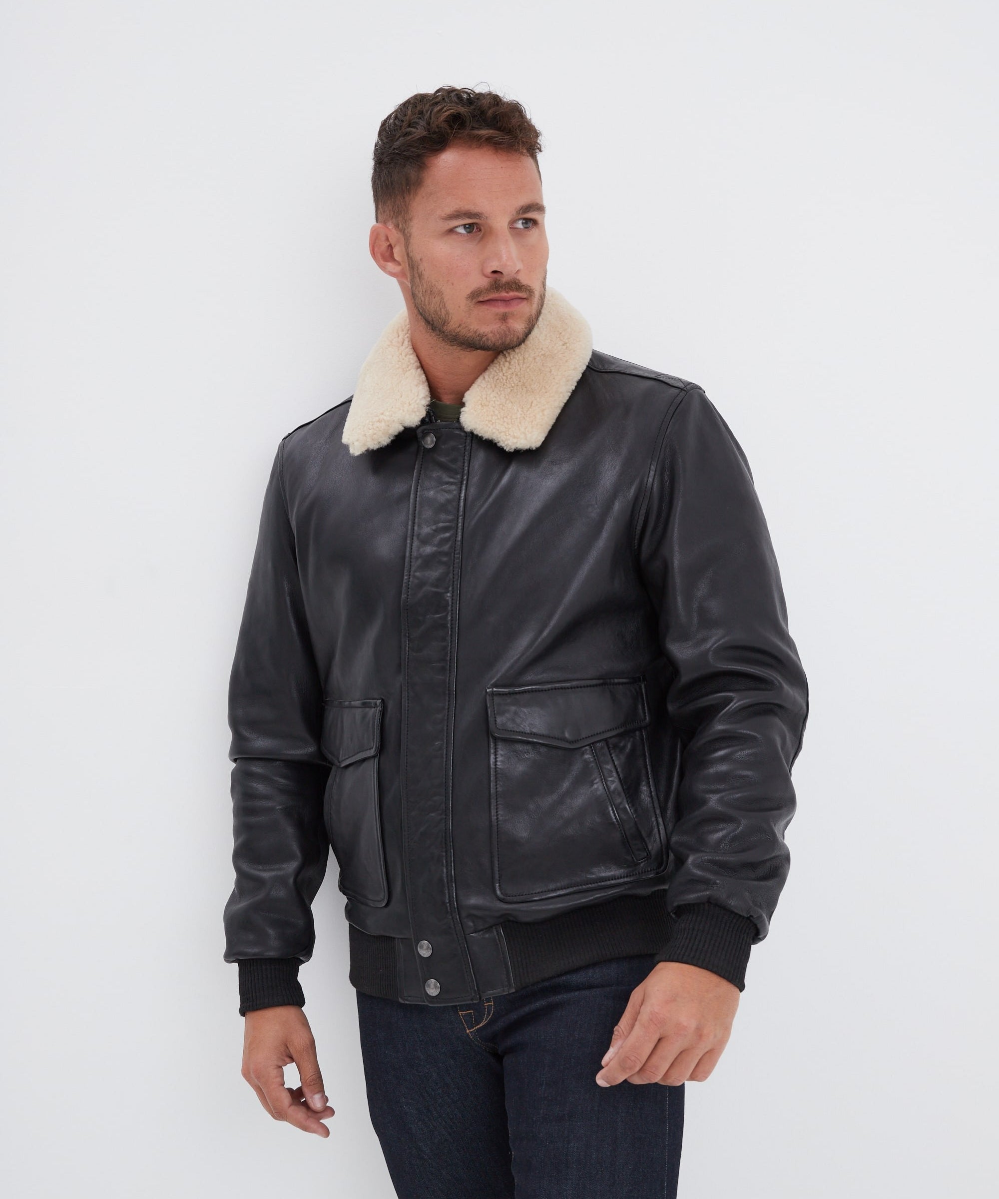 Corsair - Blouson aviateur cuir homme