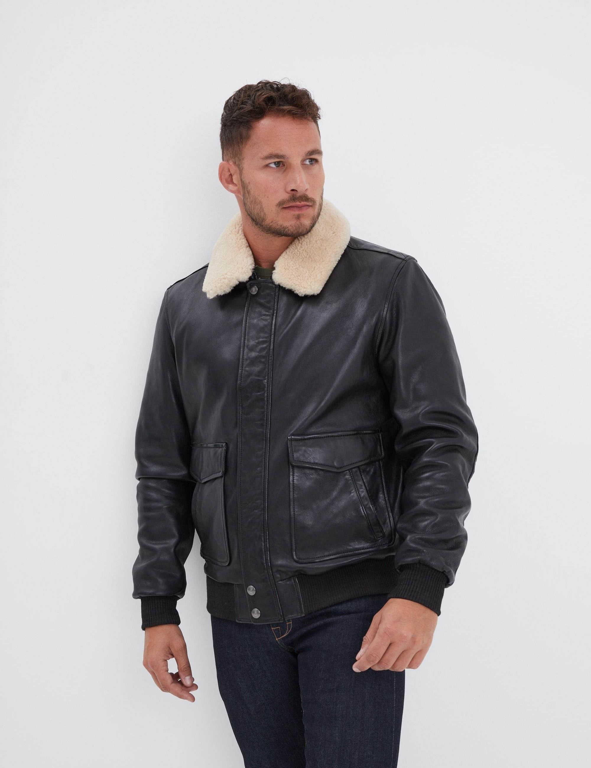 Corsair - Blouson aviateur cuir homme