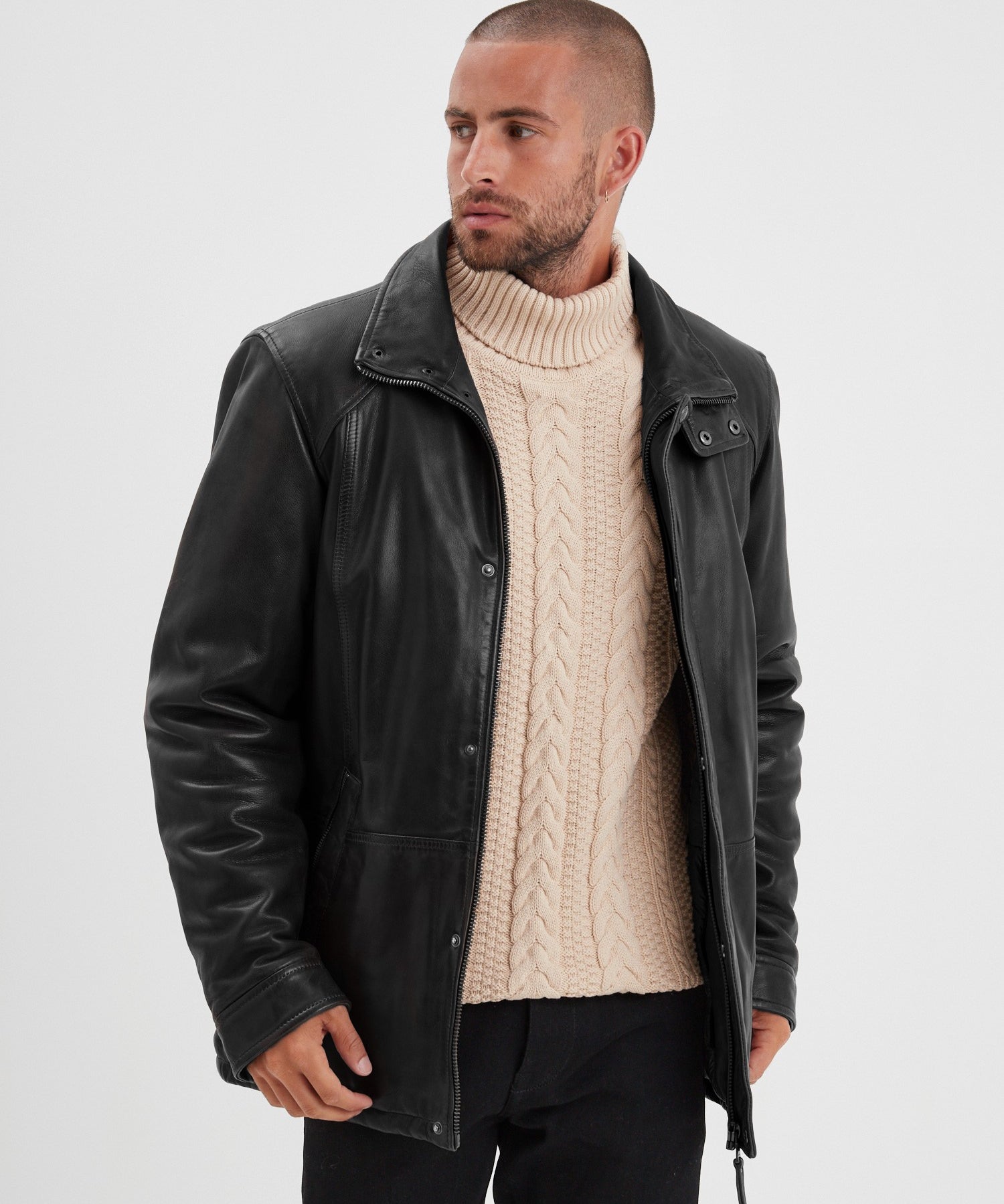 Cerro - Veste vintage cuir homme