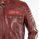 Kenny - Blouson motard cuir homme