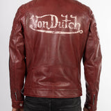 Kenny - Blouson motard cuir homme