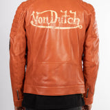 Kenny - Blouson motard cuir homme