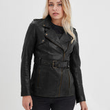 Aliona - Trench en cuir femme