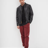 Mercer - Blouson cuir homme