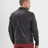 Mercer - Blouson cuir homme