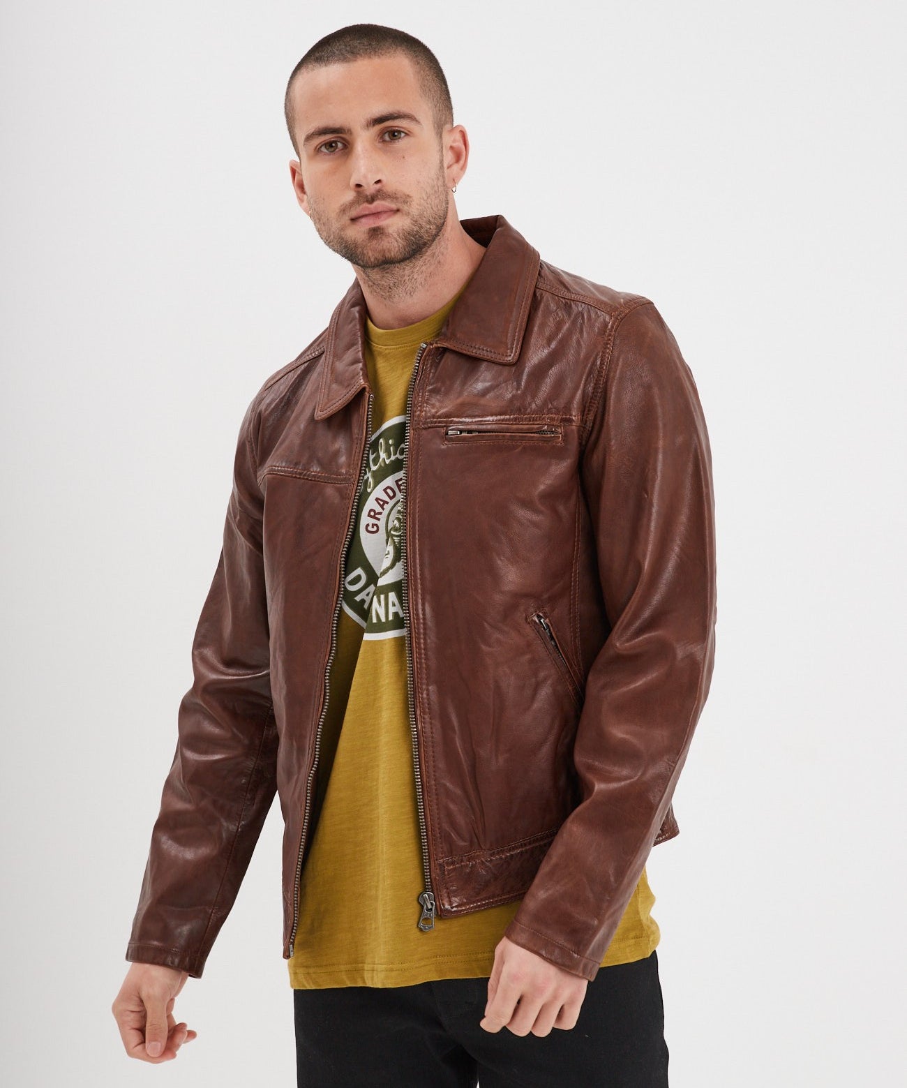 Major - Blouson cuir homme