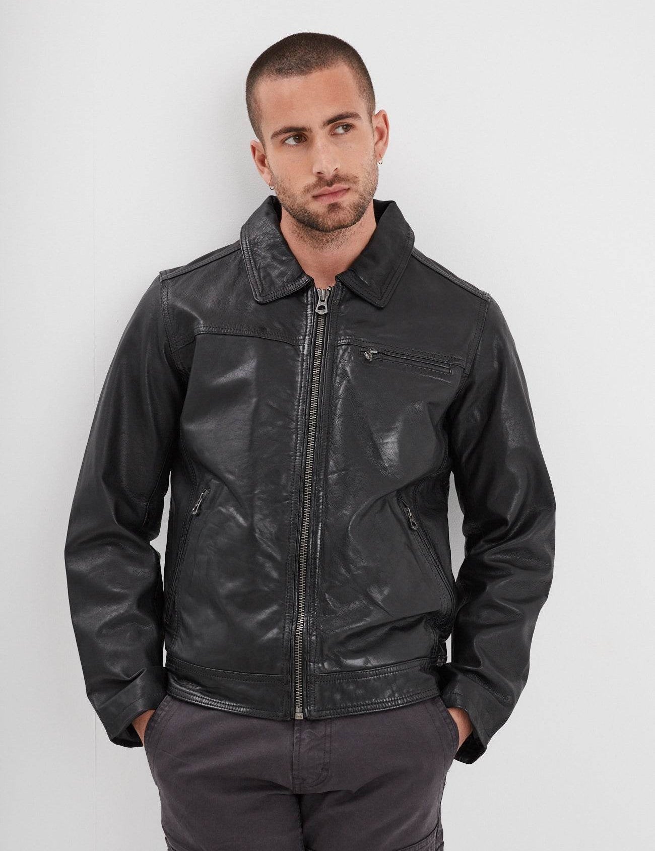 Major - Blouson cuir homme