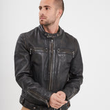 Akronim - Blouson cuir vintage