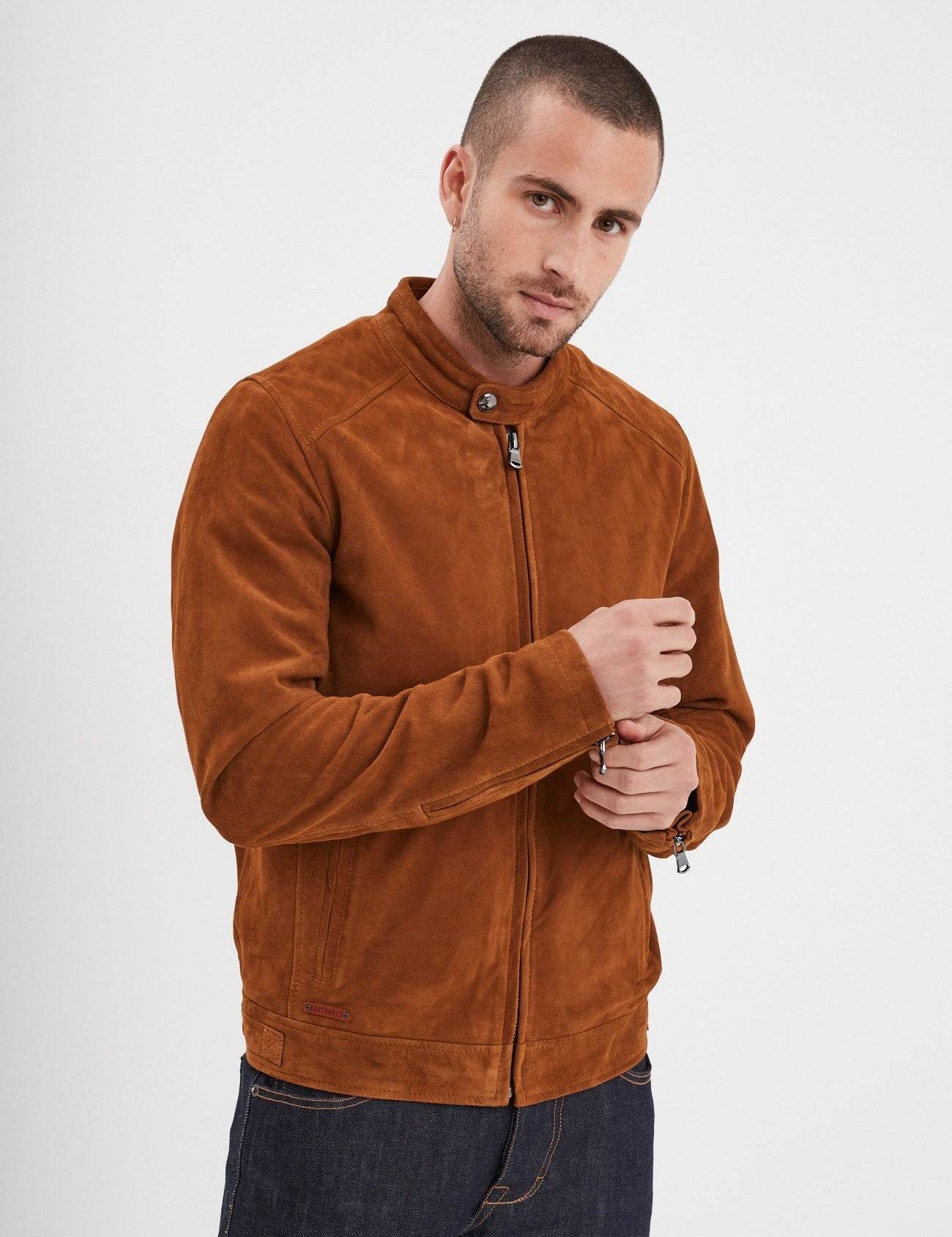 Delf - Veste en daim homme