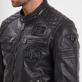 Walkor - Blouson cuir motard