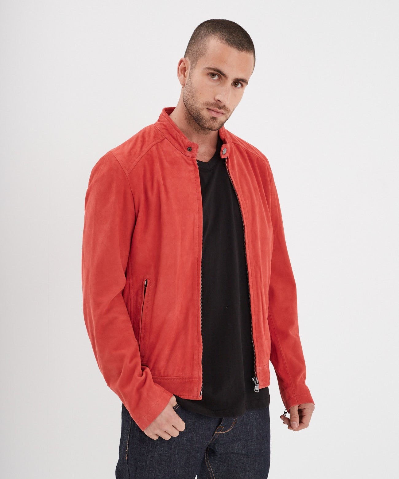 Delf - Veste en daim homme