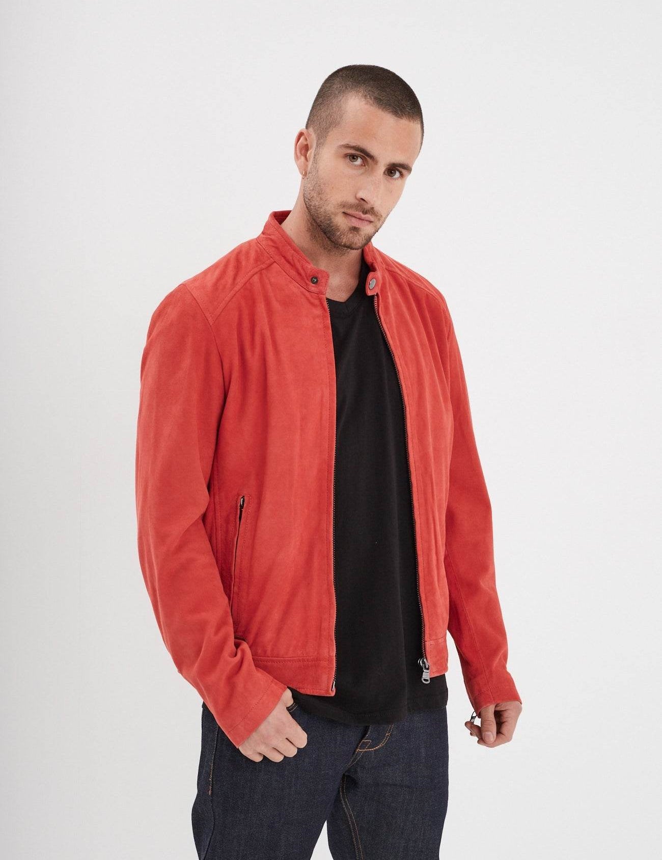Delf - Veste en daim homme