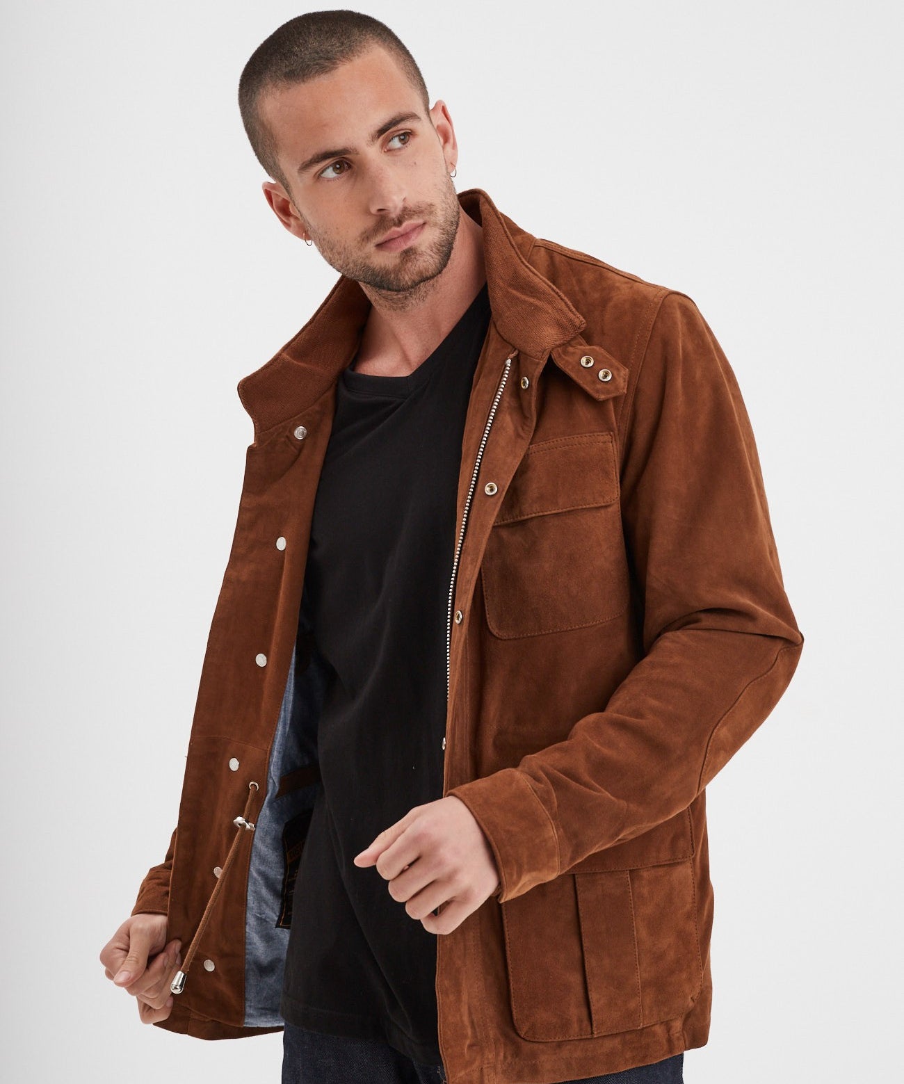 Salem - Veste cuir homme