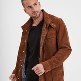 Salem - Veste cuir homme