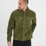 Smith - Veste en daim homme