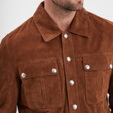 Smith - Veste en daim homme