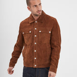 Smith - Veste en daim homme