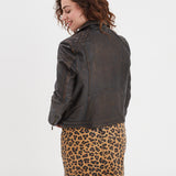 Carmen - Blouson cuir femme