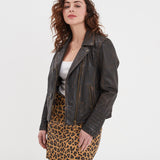 Carmen - Blouson cuir femme