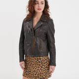 Carmen - Blouson cuir femme