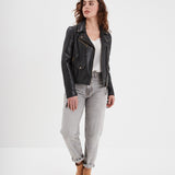 Dudley - Blouson cuir femme