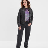 Guildford - Blouson cuir femme