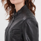 Guildford - Blouson cuir femme