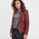 Jerrie victoria - Blouson cuir femme