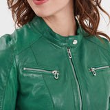 Jolya - Blouson cuir femme