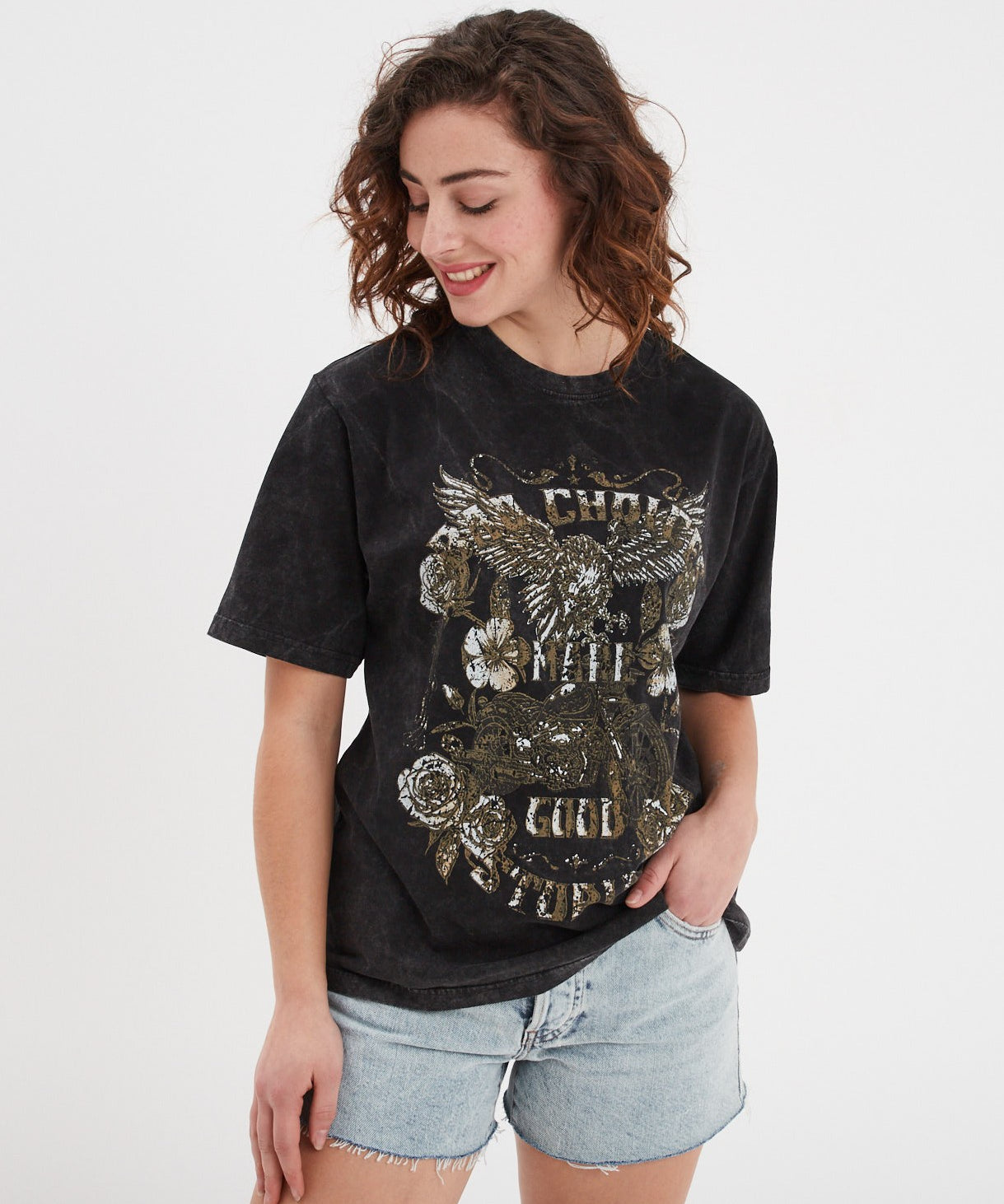 Keaton - T-shirt vintage femme