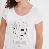 Rebellious - T-shirt moulant femme