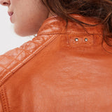 Walkora - Blouson moto vintage femme