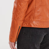 Walkora - Blouson moto vintage femme