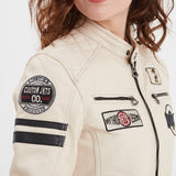 Walkora - Blouson moto vintage femme