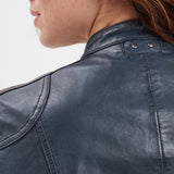 Wartbugy - Blouson moto vintage femme