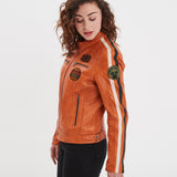 Wartbugy - Blouson moto vintage femme