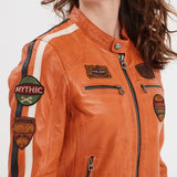 Wartbugy - Blouson moto vintage femme