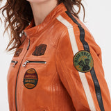 Wartbugy - Blouson moto vintage femme