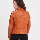 Wartbugy - Blouson moto vintage femme