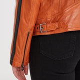 Wartbugy - Blouson moto vintage femme