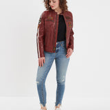 Wartbugy - Blouson moto vintage femme