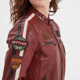 Wartbugy - Blouson moto vintage femme